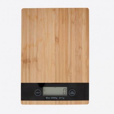 Balance de cuisine digital en bambou 5kg 