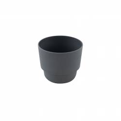 Point-Virgule Pot à épices en fibre de bambou gris foncé by MF Ø 13.7cm H 11.8cm 