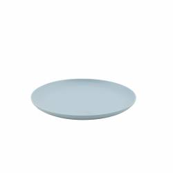 Point-Virgule Assiette en porcelaine gris-bleu Ø 21cm 