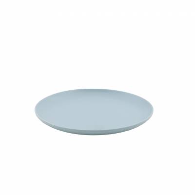 Assiette en porcelaine gris-bleu Ø 21cm  Point-Virgule