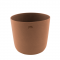 Bloempot uit gerecycled plastic, hout- en steenpoeder terracotta Ø 25cm H 22cm 