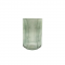 vaas uit glas groen Ø 10.5cm H 17.5cm 