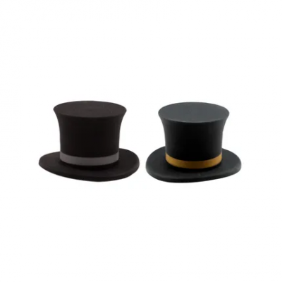 bouchon en silicone noir chapeau  Point-Virgule