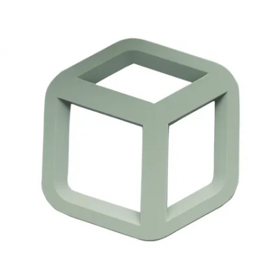 3D panonderzetter uit silicone kubus groen  Point-Virgule
