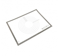 Tapis de cuisson professionnel en silicone et fibre de verre blanc 40x30cm 