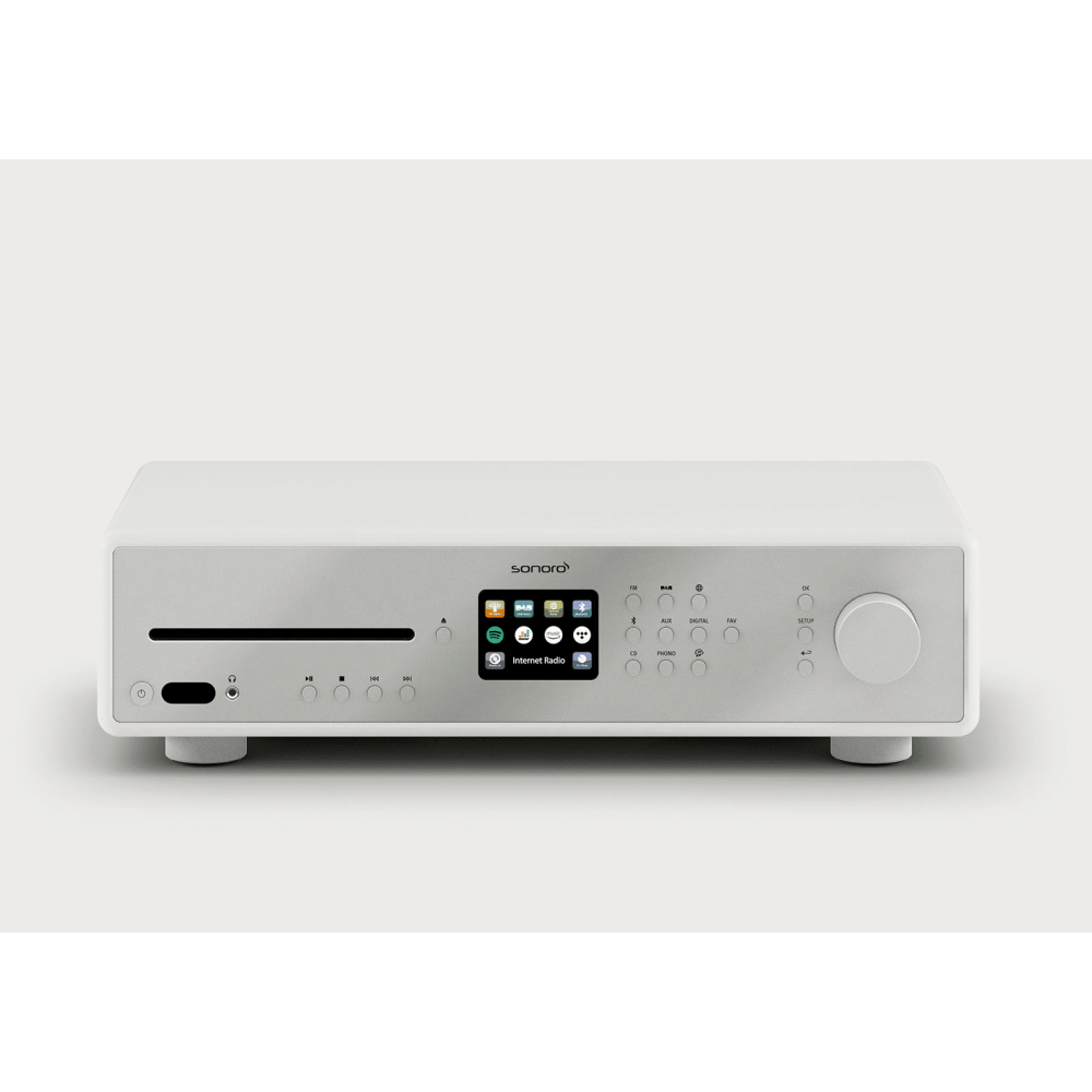 Sonoro Receiver Maestro Smart hifi-ontvanger met internetradio & CD-speler Wit (311000WH)