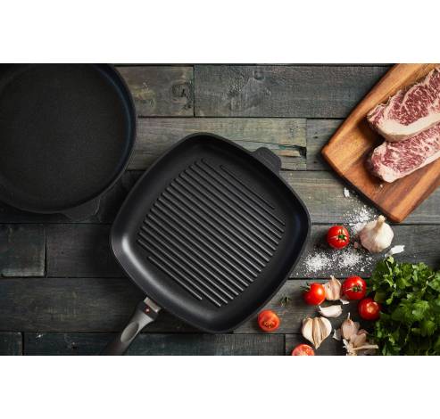 XD Induction vierkante grill (28 cm x 28 cm)  Swiss Diamond