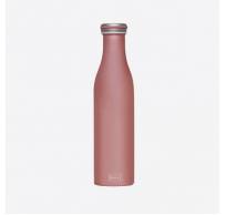 Bouteille isotherme double paroi en inox rose 750ml 