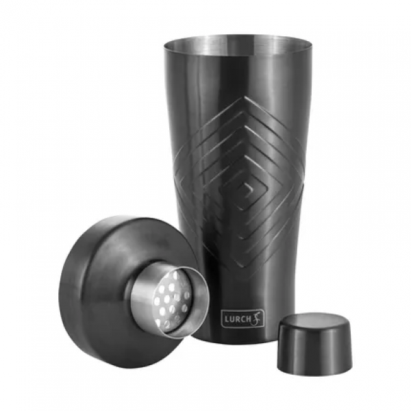 3-delige Cocktail Shaker set uit rvs 600ml 