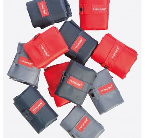 opvouwbare boodschappentas rood, donkerblauw of grijs 60x45cm  Typhoon
