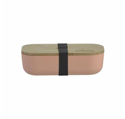 Pure lunchbox uit bamboevezel roze 22x11x6cm  Typhoon