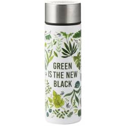 Pure Slimline fles uit rvs Green Is The New Black 190ml 