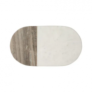 Elements planche à servir ovale en marbre 