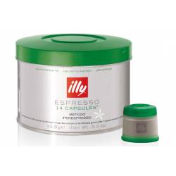 Illy KOFFIE 21 CAPSULES IPSO GROEN HOME DECA 