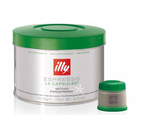 KOFFIE 21 CAPSULES IPSO GROEN HOME DECA  Illy