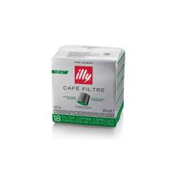 Illy KOFFIE 18 CAPSULES FILTER GROEN-DECA