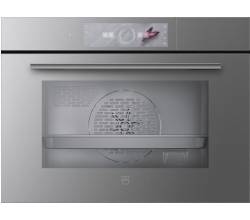 CombiSteamer V6000 45 met vaste wateraansluiting Platinum V-ZUG