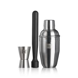 Cocktailset Basic 3 Pcs - Shaker  350ml - Stamper - Barmaatje 15-30ml 