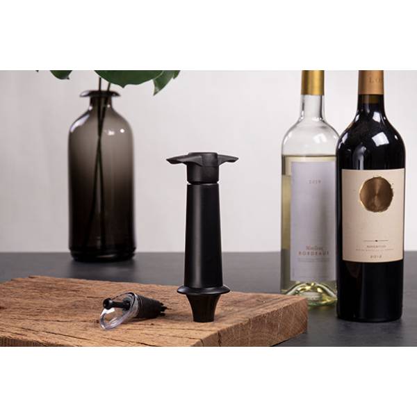 Wine Server & Stopper Set2 2-in-1 Flessenstop En Schenker 