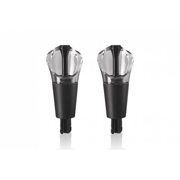 Wine Server & Stopper Set2 2-in-1 Flessenstop En Schenker 