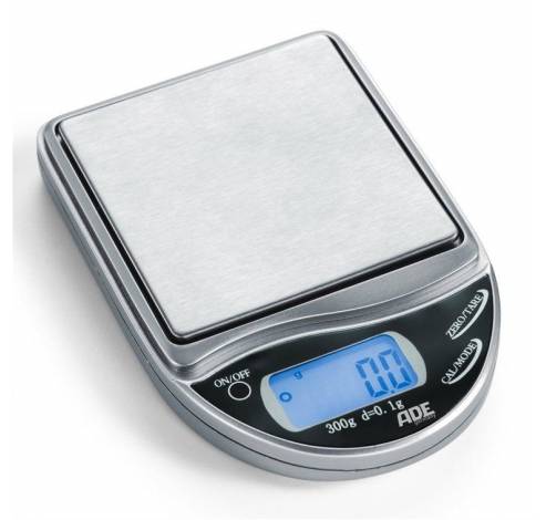 Digitale Precisieweegschaal Pocket Max. 300g - Tot 0,1gr - Incl. 2x Aaa  ADE
