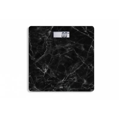 Pese-personne Digitale Aurora Marble Black 30x30cm  Incl. 1x Cr2032 