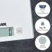 ADE Tina Elektronische Keukenweegschaal Wit 5kg - 1g ADE Tina Elektronische Keukenweegschaal Wit 5kg - 1g