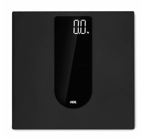 Dig Personenweegschaal Allegra Zwart 30,6x30,6cm Incl. 3x Aaa - Lcd Display  ADE