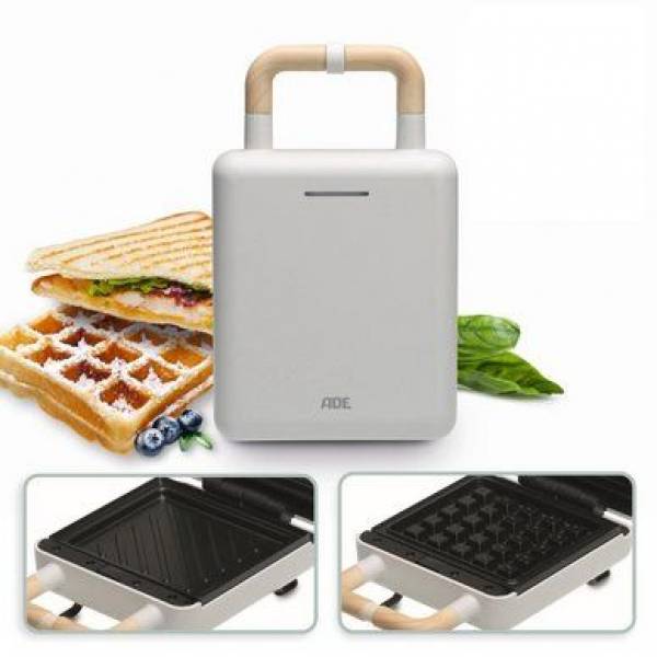 2-in-1 wafel- en tosti-ijzer 