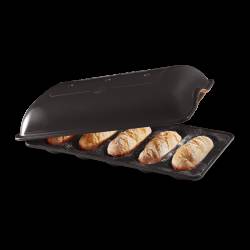 Broodbakvorm baguettes mini 39x23cm Fusain 