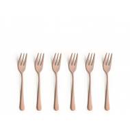 Austin Vintage Copper Gebakvorken Set6 