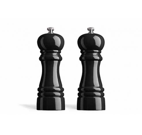 Black Moulin Poivre-sel Set2 Noir H15cm   Amefa