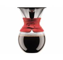 Koffiezetapparaat pour over rood  