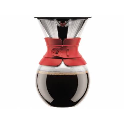 Koffiezetapparaat pour over rood  