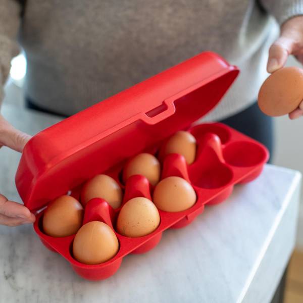 Eggs to go Eierdoos Organic Grey 