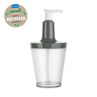 Flow Soap Dispenser 250ml Recycled Nature Grey  Koziol