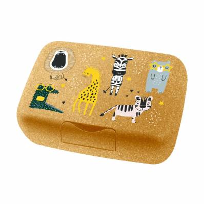 Candy L Zoo Lunchbox nature wood 
