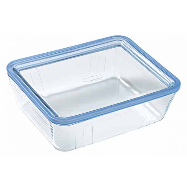 Pure Glass Ovenschotel Rechthoekig 2,6l 24x19xh8cm Met Glazen Deksel 