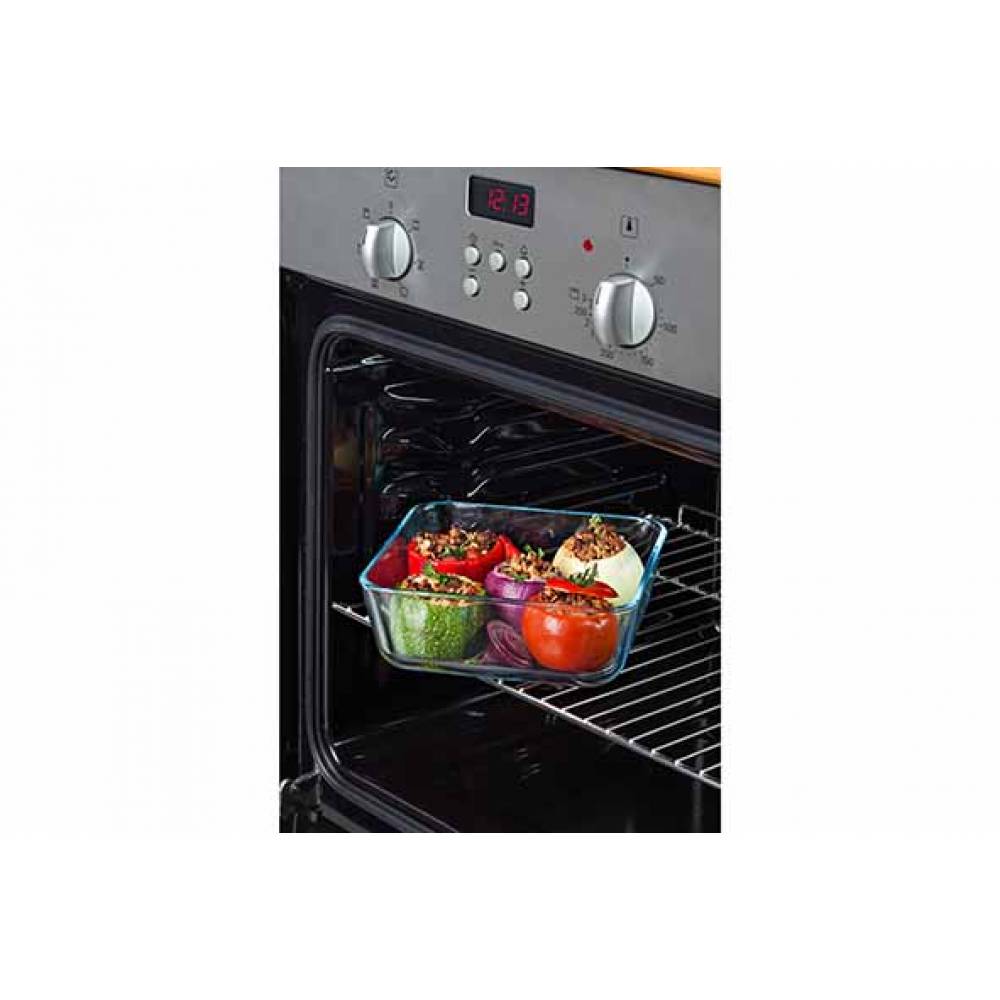 Pyrex Ovenschotels Cook & Freeze Ovenschotel Vierkant 0,85l 15x15xh12cm Met Kunststof Deksel