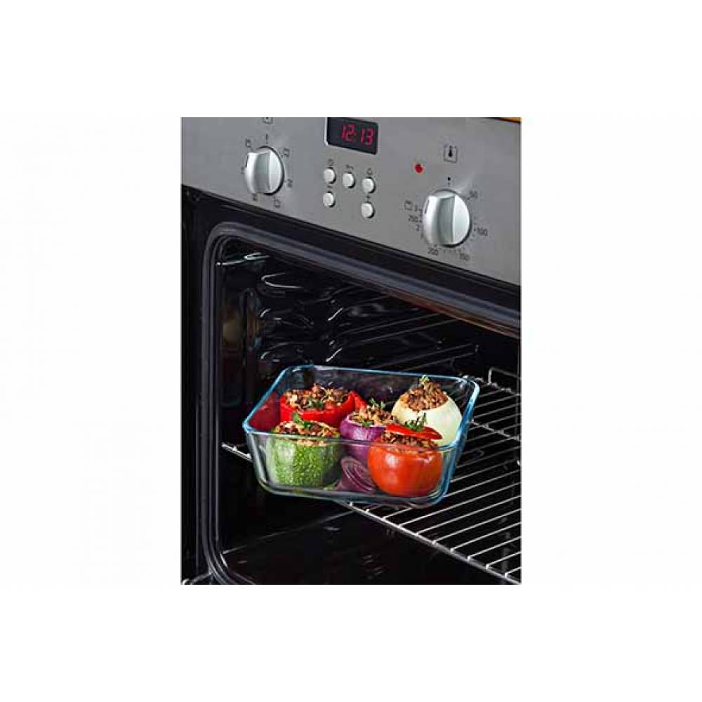 Pyrex Ovenschotels Cook & Freeze Ovenschotel Vierkant 2l 20x20xh16cm Met Kunststof Deksel