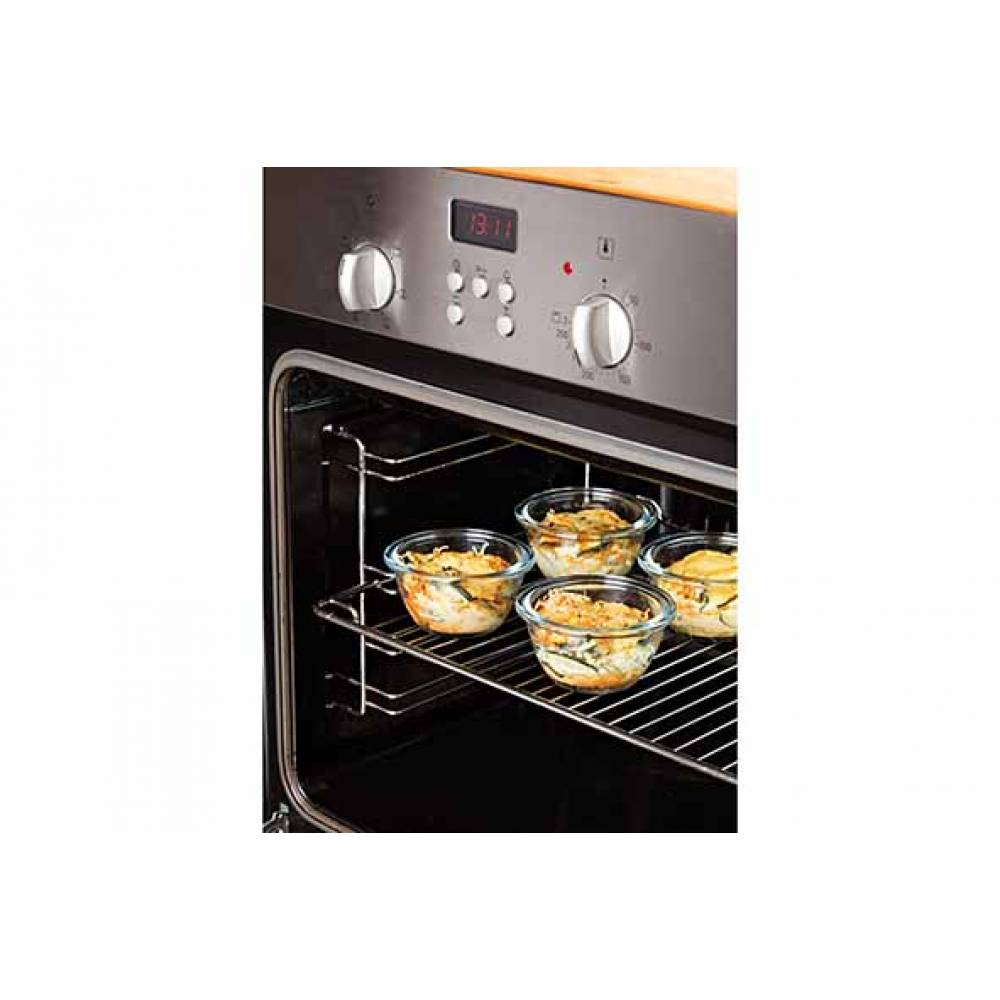 Pyrex Ovenschotels Cook & Go Ovenschotel Rond 0,2l 11x11xh6cm Met Kunststof Deksel