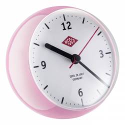 Wesco Mini Clock Pink 
