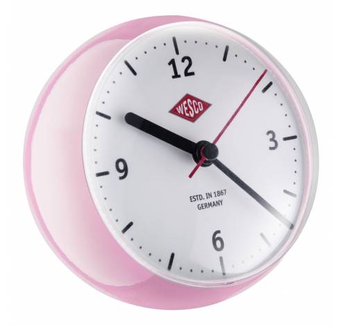 Mini Clock Pink  Wesco