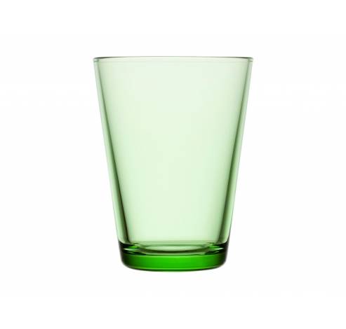 Kartio glass 40cl apple green 2pcs  Iittala