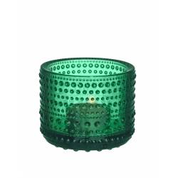 Iittala Kastehelmi  teal.candleh. 64mm emerald 
