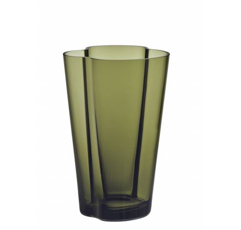 Aalto vase 220mm moss green  Iittala