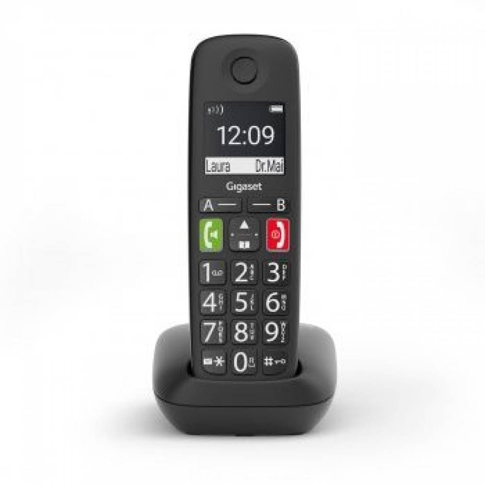 Gigaset Draagbare telefoon (DECT) E290R HX Zwart