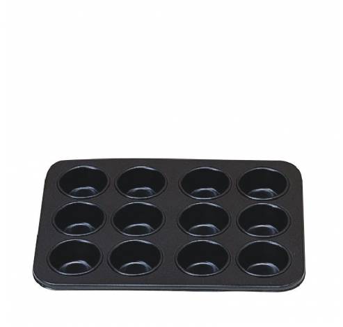 Kaiser anti-kleef muffinvorm voor 12 mini muffins zwart 29x18cm  Kaiser