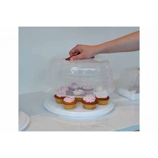 Curver Chef@home Taartdoos Wit Rond D27,5cm 