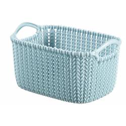 KNIT Mand rechthoekig XS 3L Misty Blue 
